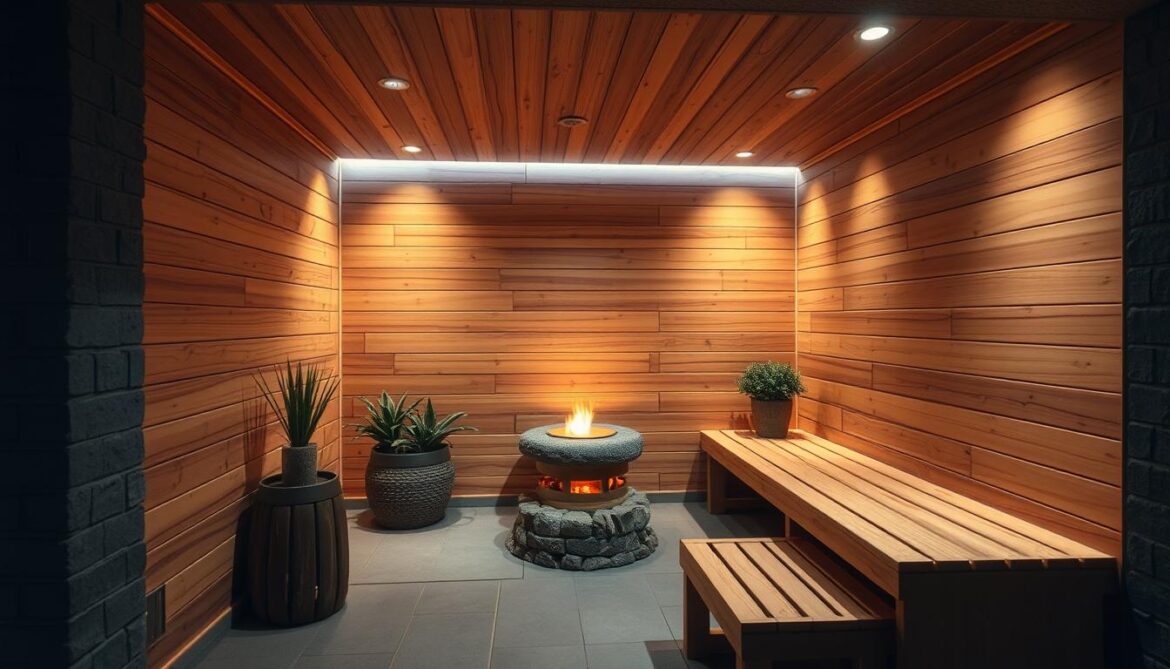 Sauna im Keller